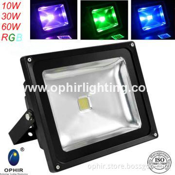 Waterproof Stainless Steel 30W  RGB LED Floodlight